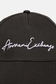 Бавовняна бейсболка Armani Exchange 954224.CC516.NOS зелений AA00