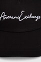 Бавовняна бейсболка Armani Exchange 954224.CC516.NOS чорний AA00