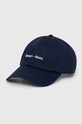 Хлопковая кепка Tommy Jeans аппликация тёмно-синий AM0AM11341