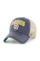 47 brand czapka z daszkiem MLB San Diego Padres aplikacja granatowy B.TSCLA21LAP.VNB