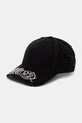 Heliot Emil șapcă bumbac negru SS25.16.071.BLK01.CO