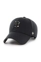 Βαμβακερό καπέλο του μπέιζμπολ 47 brand MLB Detroit Tigers απλικέ μαύρο B.DGTSM09CTP.BK