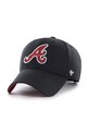 Памучна шапка с козирка 47 brand MLB Oakland Athletics памук черен B.FIJMP01CTP.BK