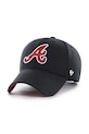 47 brand czapka z daszkiem bawełniana MLB Oakland Athletics aplikacja czarny B.FIJMP01CTP.BK