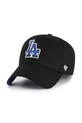 47 brand czapka z daszkiem bawełniana MLB LA Dodgers aplikacja czarny B.FIJMP12CTP.BK