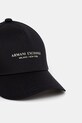 Armani Exchange czapka z daszkiem bawełniana XM001694.AF15502.NOS czarny AA00