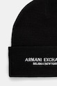 Armani Exchange căciulă negru XM001637.AF16950.NOS