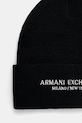Armani Exchange căciulă negru XM001637.AF16950.NOS