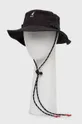 μαύρο Βαμβακερό καπέλο Kangol Unisex
