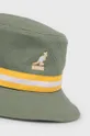 Bavlnený klobúk Kangol zelená