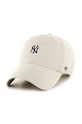 Кепка 47 brand New York Yankees аппликация бежевый B.BSRNR17GWS.NT