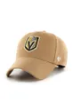 brązowy 47brand czapka Vegas Golden Knights Unisex