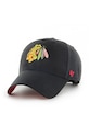 47 brand Czapka NHL Chicago Blackhawks aplikacja czarny H.BLPMS04WBP.BKA