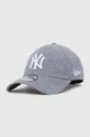 New Era șapcă de baseball din bumbac bumbac gri 12523896