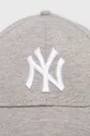 Bavlněná baseballová čepice New Era šedá