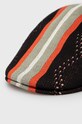 Kangol kaszkiet z domieszką wełny K3584.BK001 czarny AA00