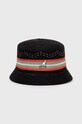 Капелюх з домішкою вовни Kangol з додаванням вовни чорний K3585.BK001