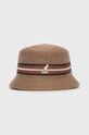 Kangol kapelusz z domieszką wełny z domieszką wełny brązowy K3585.CM227