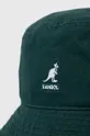 Kangol kapelusz bawełniany zielony