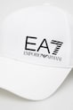 Pamučna kapa sa šiltom EA7 Emporio Armani 240049.2F352.NOS bijela AA00