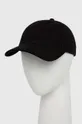 czarny Mustang czapka z daszkiem bawełniana Unisex