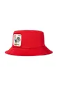 Βαμβακερό καπέλο Goorin Bros κόκκινο