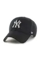 črna Bombažna kapa s šiltom 47brand MLB New York Yankees Unisex