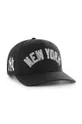 47 brand czapka z daszkiem z domieszką wełny MLB New York Yankees czarny