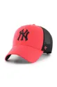 κόκκινο Καπέλο 47brand MLB New York Yankees Unisex
