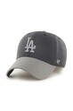 47 brand czapka z daszkiem MLB Los Angeles Dodgers aplikacja szary B.BRTTS12BBP.BK