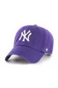 vijolična Bombažna kapa s šiltom 47 brand MLB New York Yankees Unisex