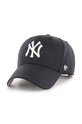 Кепка з домішкою вовни 47 brand MLB New York Yankees аплікація чорний B.RAC17CTP.BK