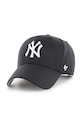 47 brand czapka z daszkiem z domieszką wełny MLB New York Yankees z domieszką wełny czarny B.RAC17CTP.BK