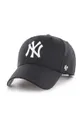 μαύρο Καπάκι με μείγμα μαλλί 47brand MLB New York Yankees Unisex