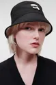 Obojstranný bavlnený klobúk Karl Lagerfeld