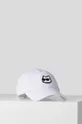biały Karl Lagerfeld czapka z daszkiem Unisex