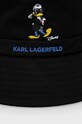Karl Lagerfeld palarie din bumbac x Disney 231W3419 negru AA00
