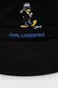 Βαμβακερό καπέλο Karl Lagerfeld x Disney μαύρο
