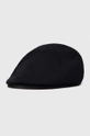 czarny Kangol kaszkiet Unisex