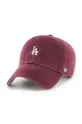 bordo Pamučna kapa sa šiltom 47 brand MLB Los Angeles Dodgers Unisex