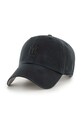 Βαμβακερό καπέλο του μπέιζμπολ 47 brand MLB New York Yankees MLB New York Yankees MLB New York Yankees απλικέ μαύρο B.BSRNR17GWS.BKD
