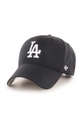 μαύρο Βαμβακερό καπέλο του μπέιζμπολ 47brand MLB Los Angeles Dodgers Unisex