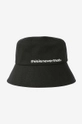 czarny thisisneverthat kapelusz bawełniany Long Bill Bucket Hat Unisex