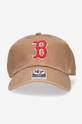 Accesorii 47brand șapcă de baseball din bumbac Boston Red Sox B.NLRGW02GWS.QL maro