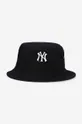 μαύρο Βαμβακερό καπέλο 47 brand New York Yankees Unisex
