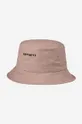 Шляпа из хлопка Carhartt WIP розовый
