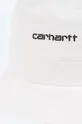 Бавовняний капелюх Carhartt WIP Script білий