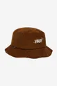 Βαμβακερό καπέλο HUF Get Up With It Cord καφέ