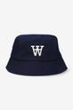 navy Wood Wood cotton hat Unisex