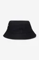 Bavlněný klobouk Wood Wood černá